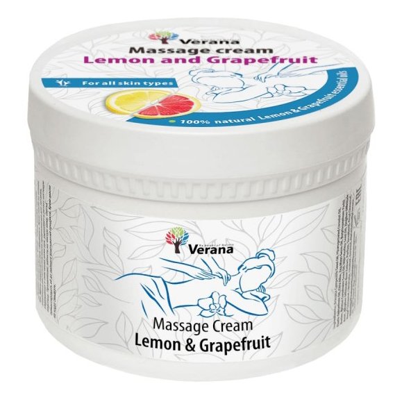 Verana Massage Creme Lemon &amp; Grapefruit, 200 g