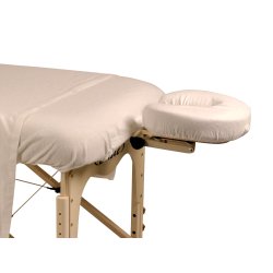 Premier Deluxe lagenst i bomuld til massagebriks, Natur