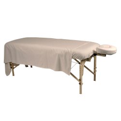 Premier Deluxe lagenst i bomuld til massagebriks, Natur